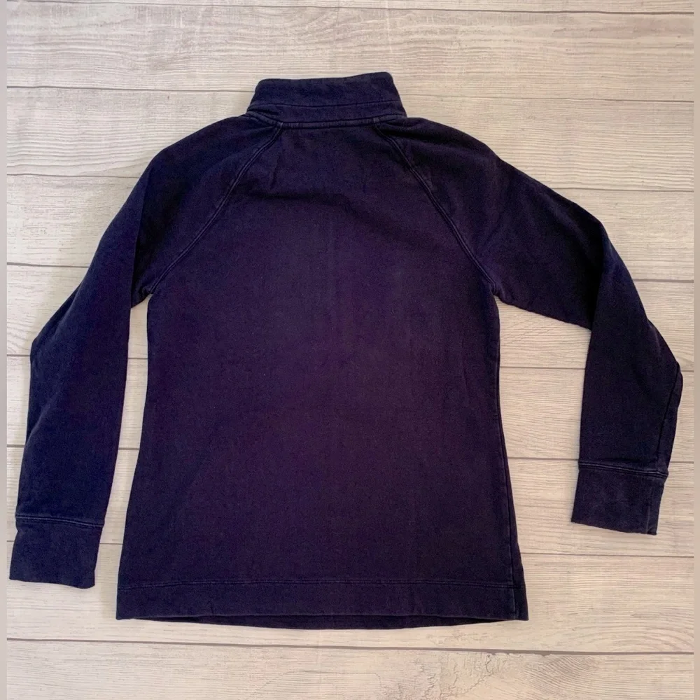 Lilly Pulitzer Women's Navy Blue 1/2 Zip Skipper Popover Pullover in Size Small